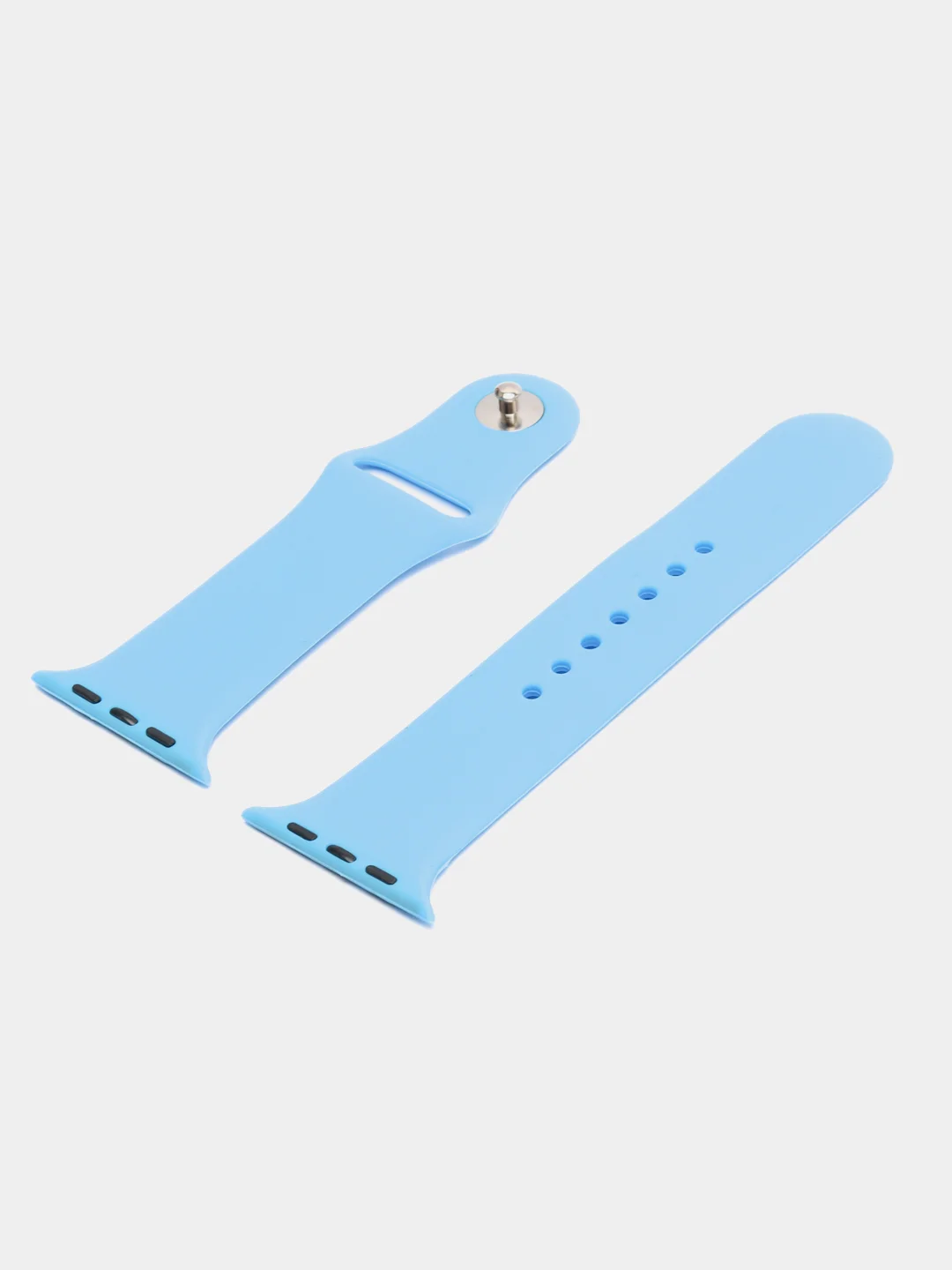 Синий силиконовый ремешок для часов Apple Watch 1-7