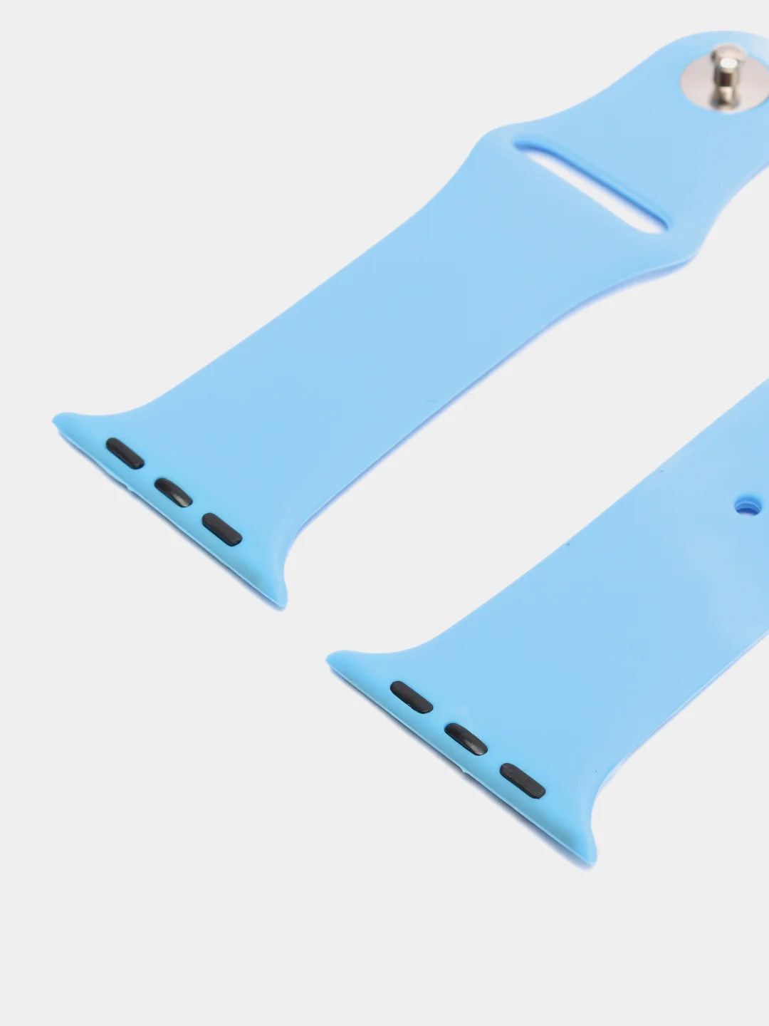 Синий силиконовый ремешок для часов Apple Watch 1-7