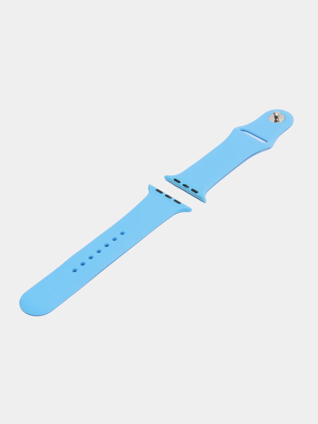 Синий силиконовый ремешок для часов Apple Watch 1-7