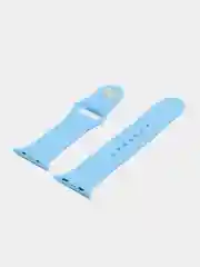 Синий силиконовый ремешок для часов Apple Watch 1-7