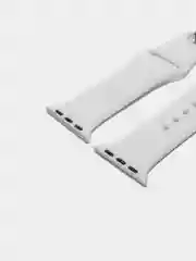 Белый силиконовый ремешок для часов Apple Watch 1-7