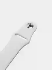 Белый силиконовый ремешок для часов Apple Watch 1-7