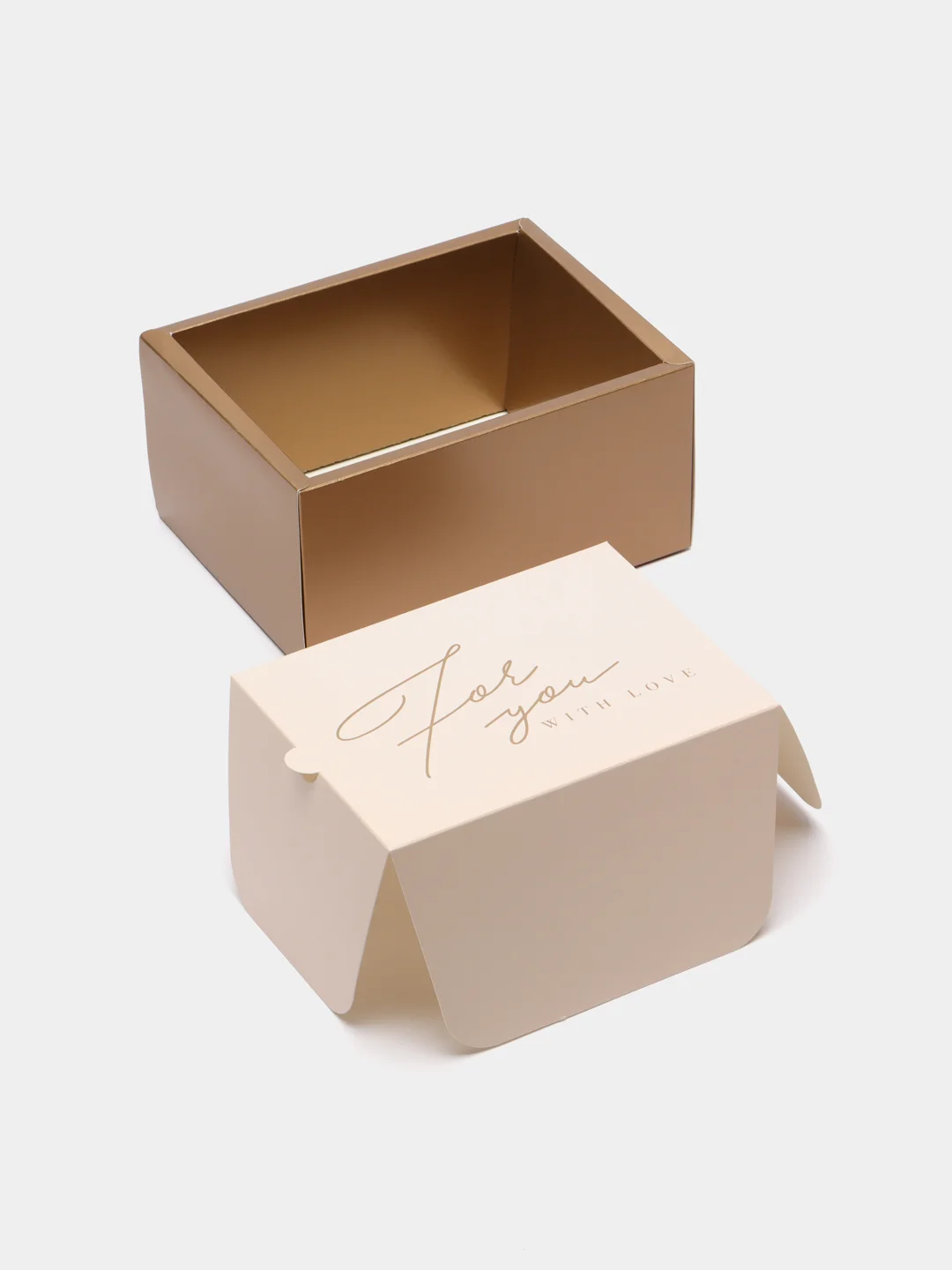 Коробка подарочная "С любовью", складная, 20 х 15 х 10 см, 250 г/м2