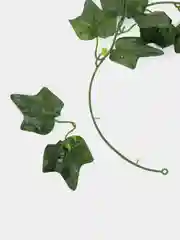 Тёмно-зелёный декоративная лиана, виноградная, плющ искусственный, цветы