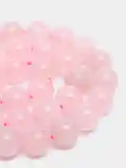 Бусины для рукоделия из розового кварца