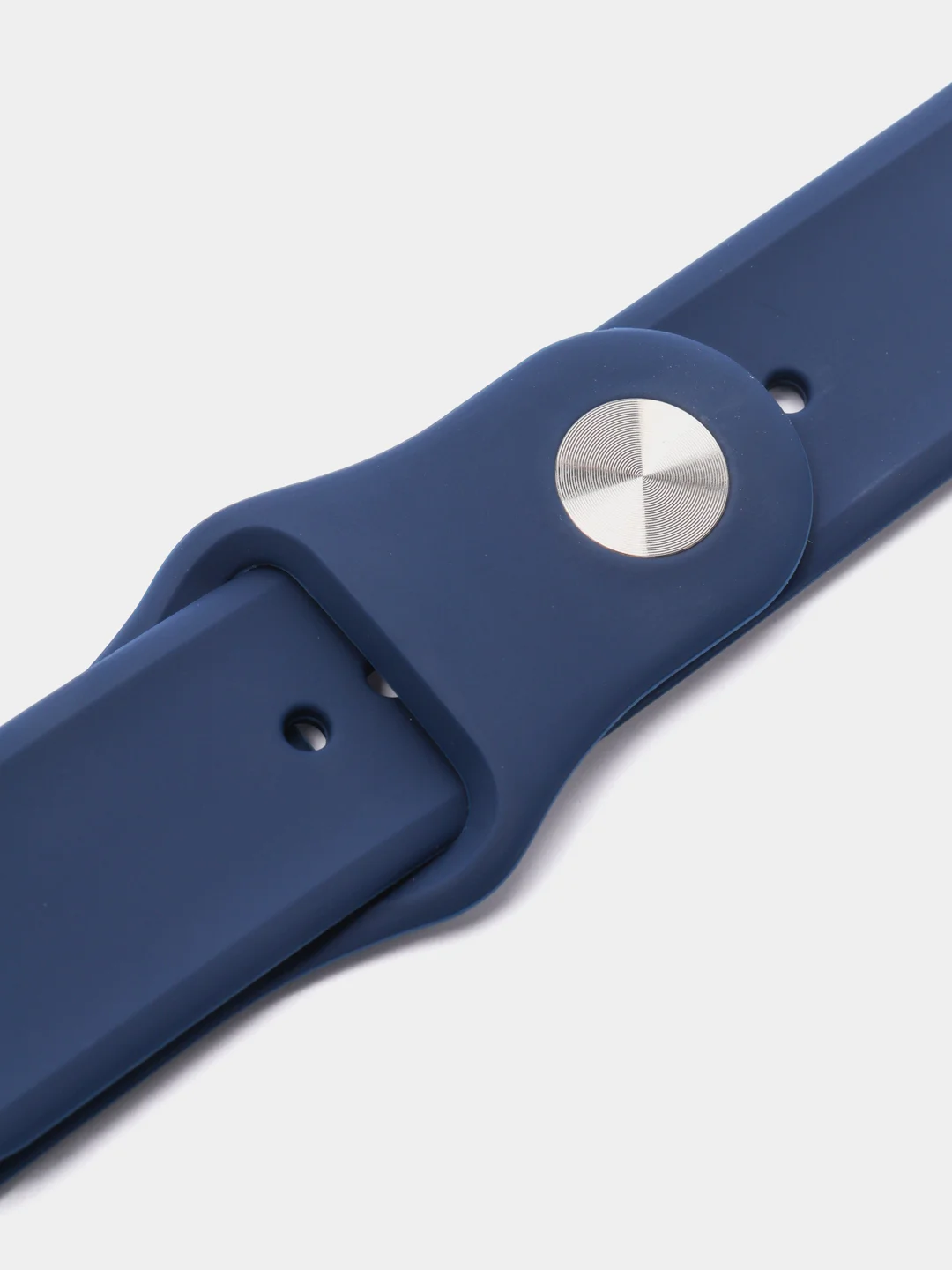 Темно-синий силиконовый ремешок для часов Apple Watch 1-7