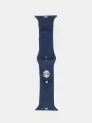 Темно-синий силиконовый ремешок для часов Apple Watch 1-7