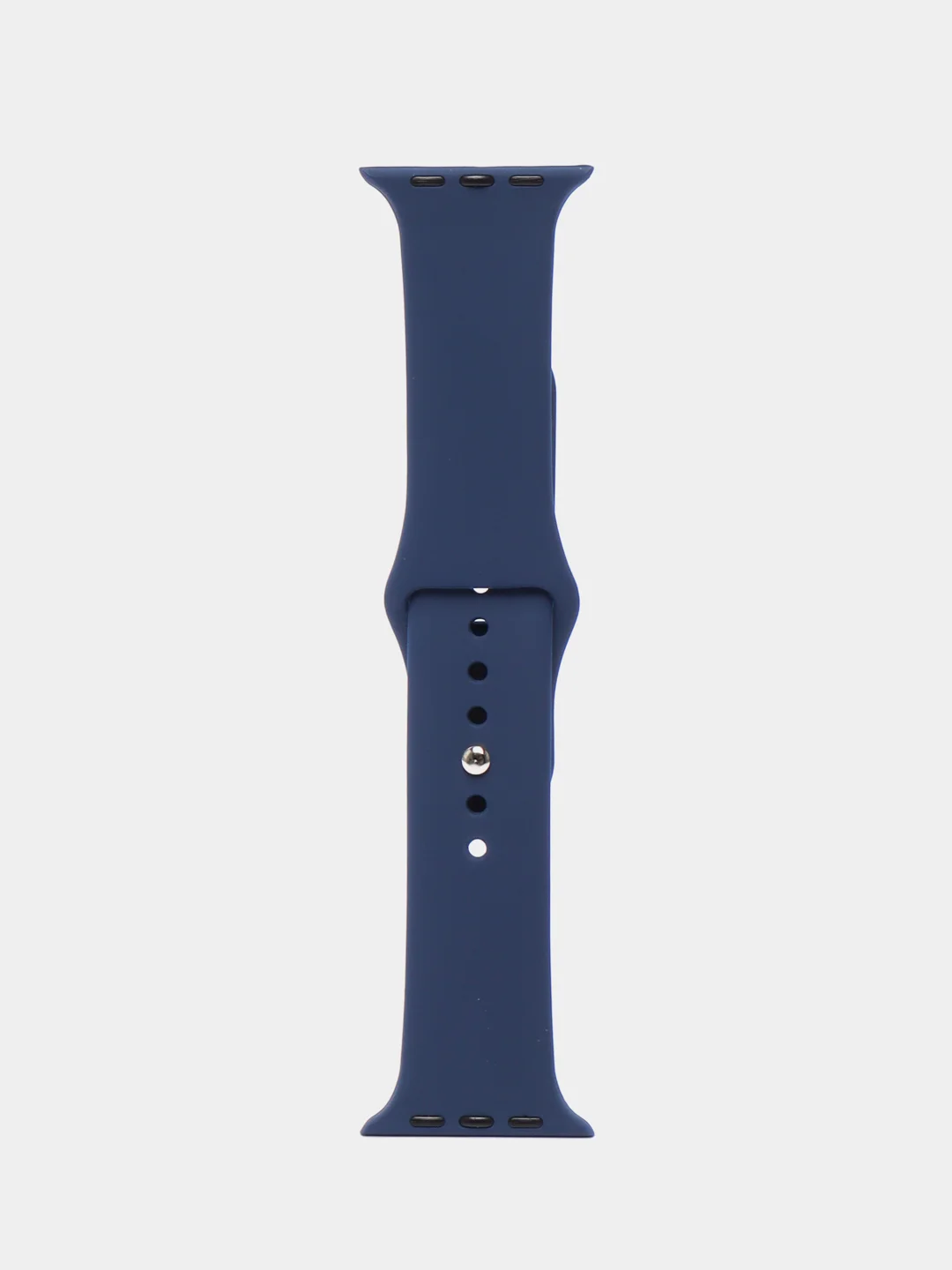 Темно-синий силиконовый ремешок для часов Apple Watch 1-7
