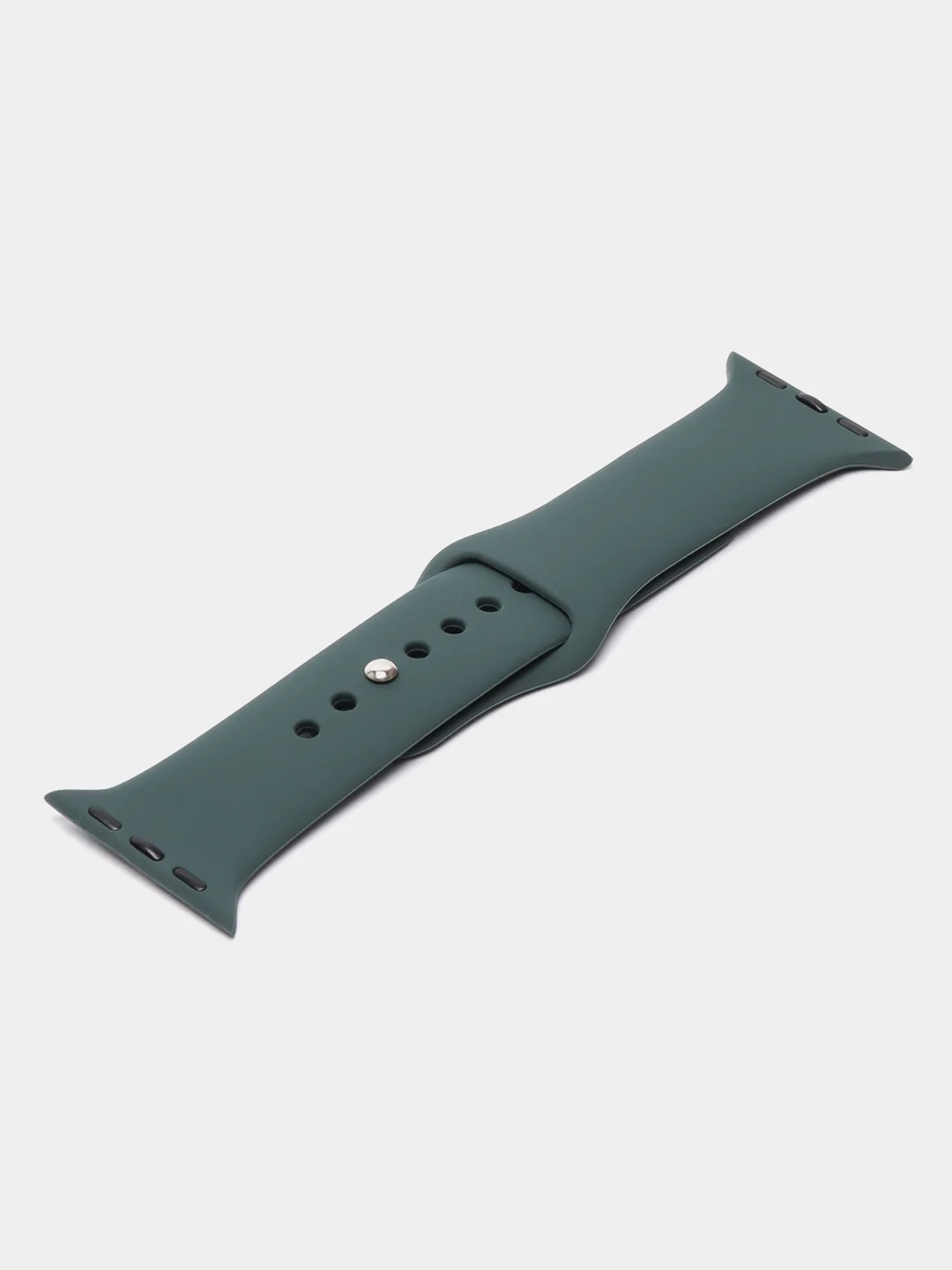 Оливковый силиконовый ремешок для часов Apple Watch 1-7