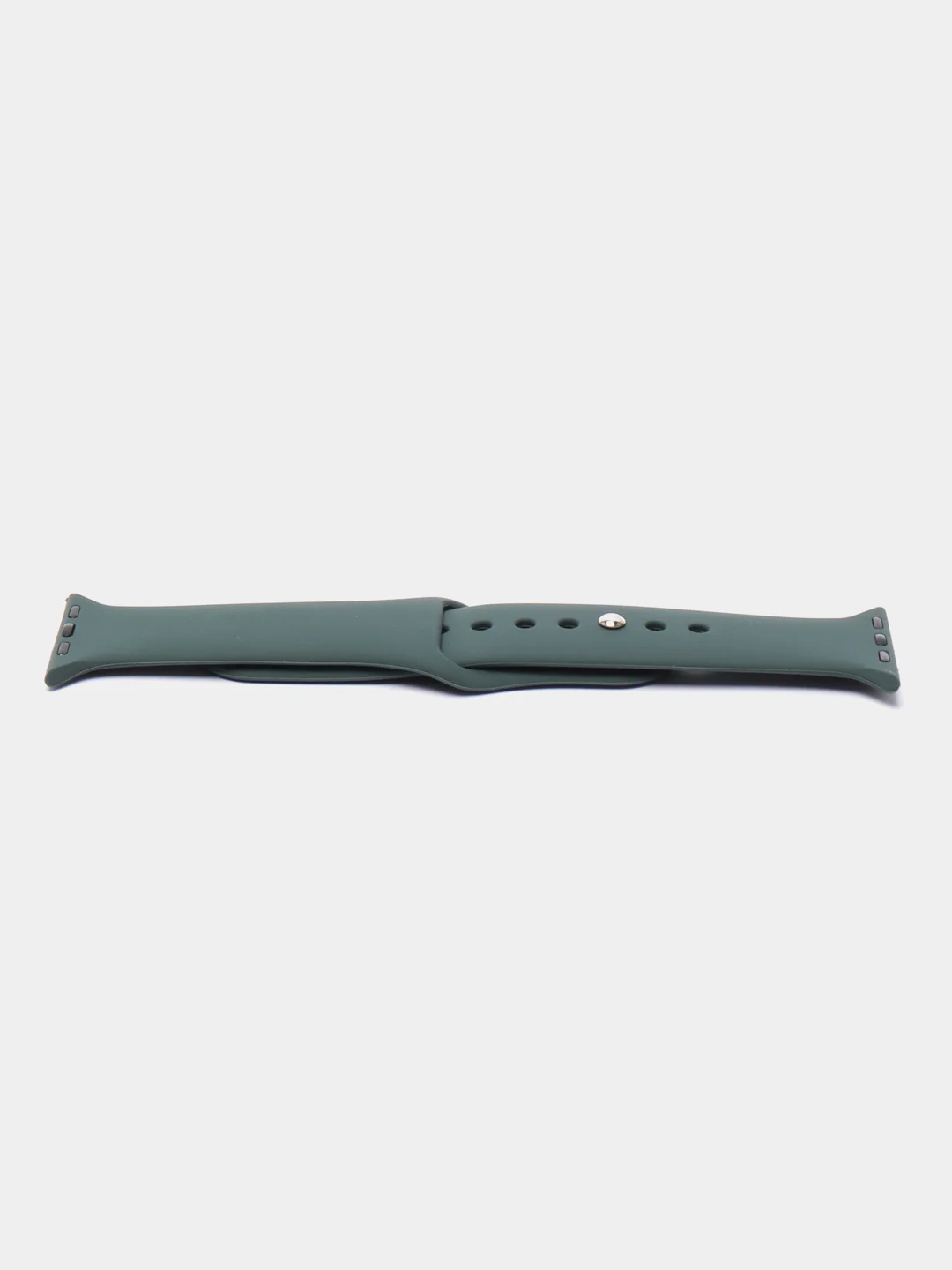 Оливковый силиконовый ремешок для часов Apple Watch 1-7