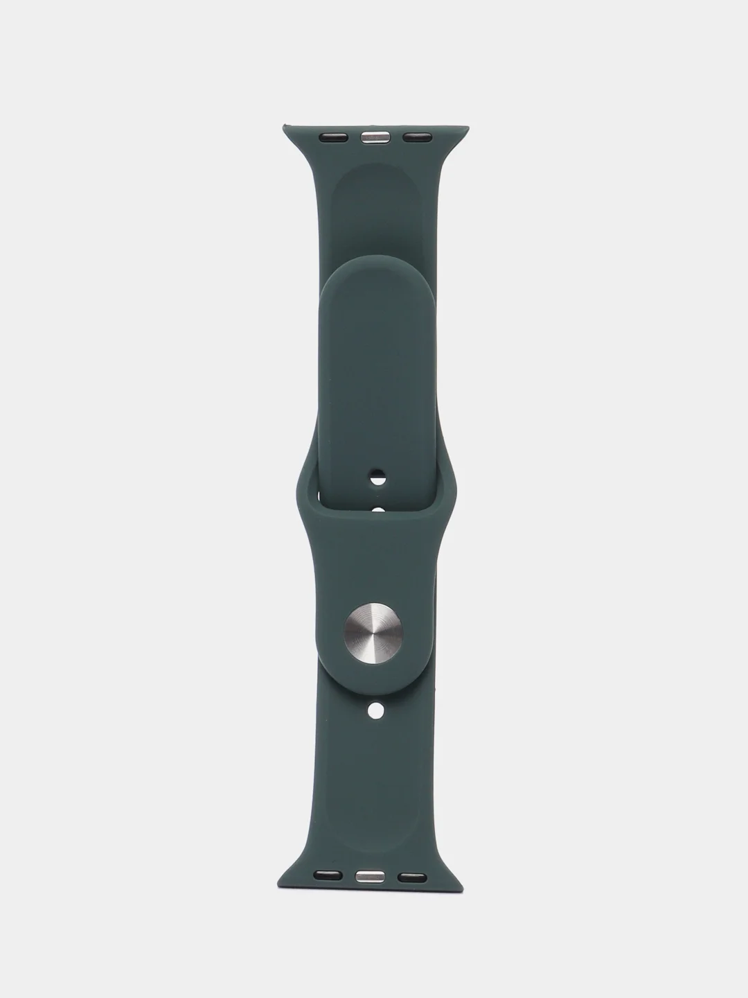 Оливковый силиконовый ремешок для часов Apple Watch 1-7