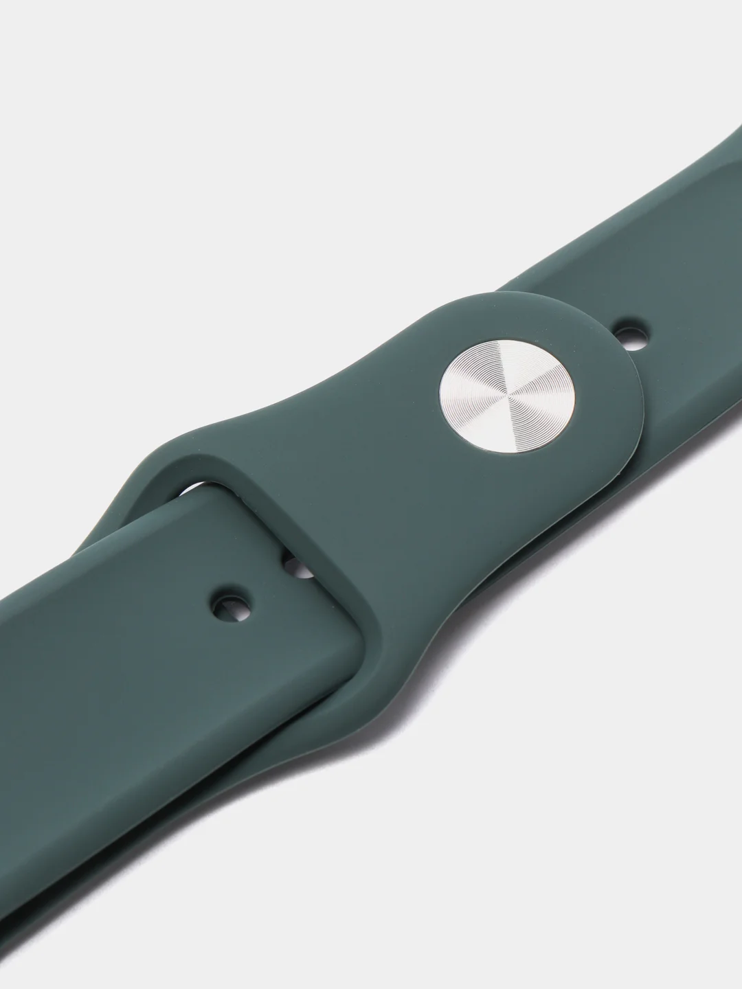 Оливковый силиконовый ремешок для часов Apple Watch 1-7
