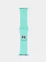 Бирюзовый силиконовый ремешок для часов Apple Watch 1-7