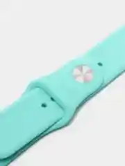 Бирюзовый силиконовый ремешок для часов Apple Watch 1-7