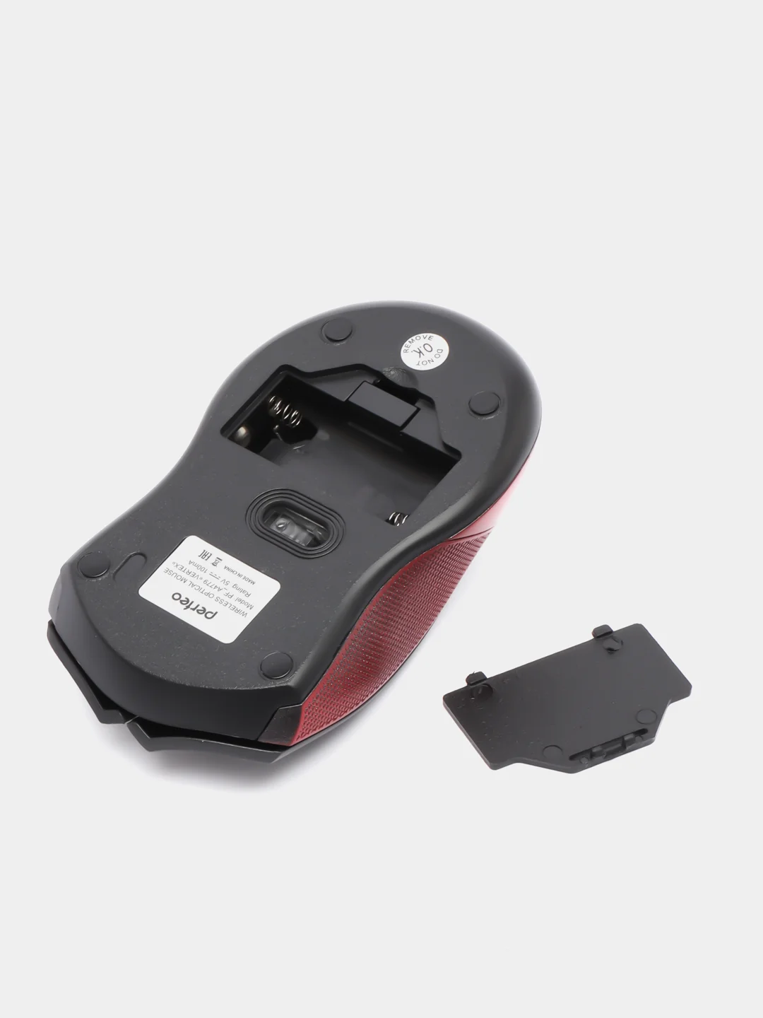 Красный мышь беспроводная Perfeo "VERTEX" DPI 1000, USB,