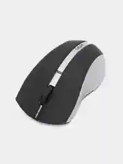 Серебряный мышь беспроводная Perfeo "VERTEX" DPI 1000, USB,