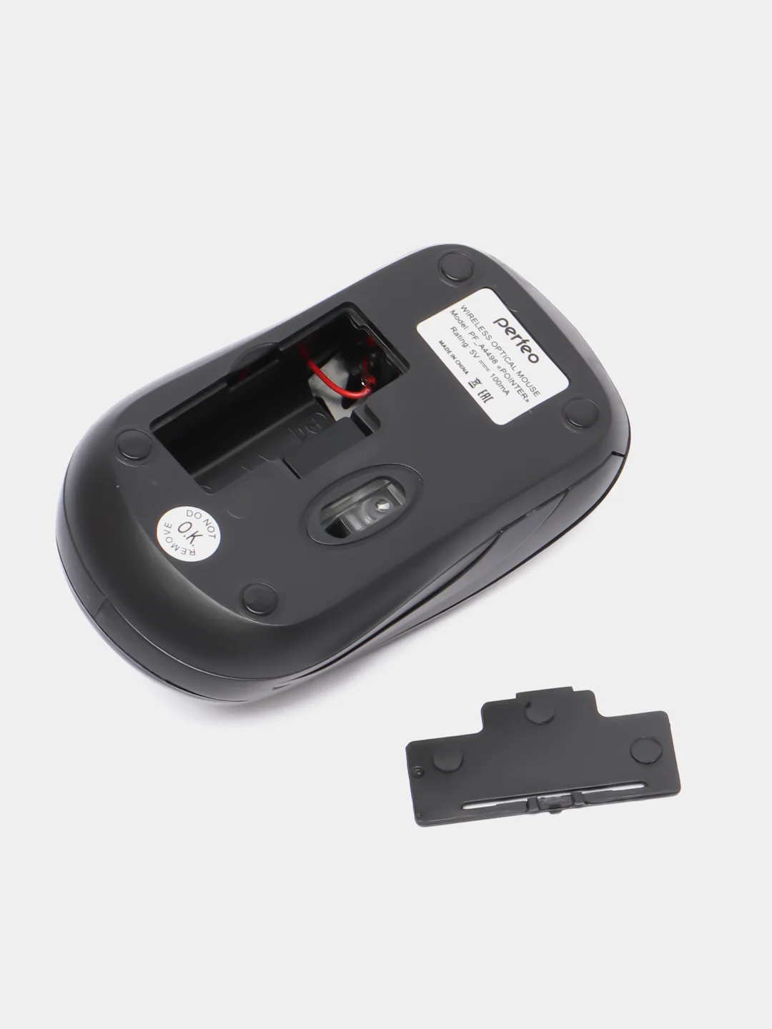Perfeo Pointer мышь беспроводная, оптическая, DPI 800-2400, USB, чёрная