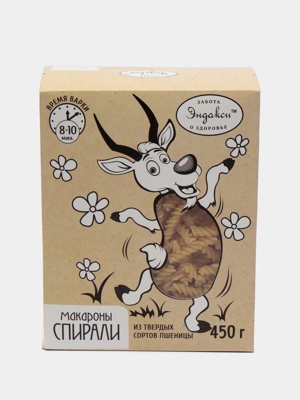 Макароны из твёрдых сортов пшеницы "Спирали", 450 гр