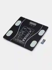 Черный умные весы Bluetooth, напольные