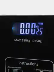 Черный умные весы Bluetooth, напольные