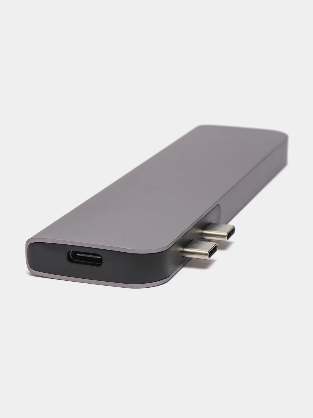 Серебряный адаптер для MacBook Pro/Air, USB 3.0, Type-C, HDMI 4K, TF SD Reader