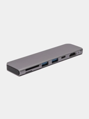 Адаптер для MacBook Pro/Air, USB 3.0, Type-C, HDMI 4K, TF SD Reader