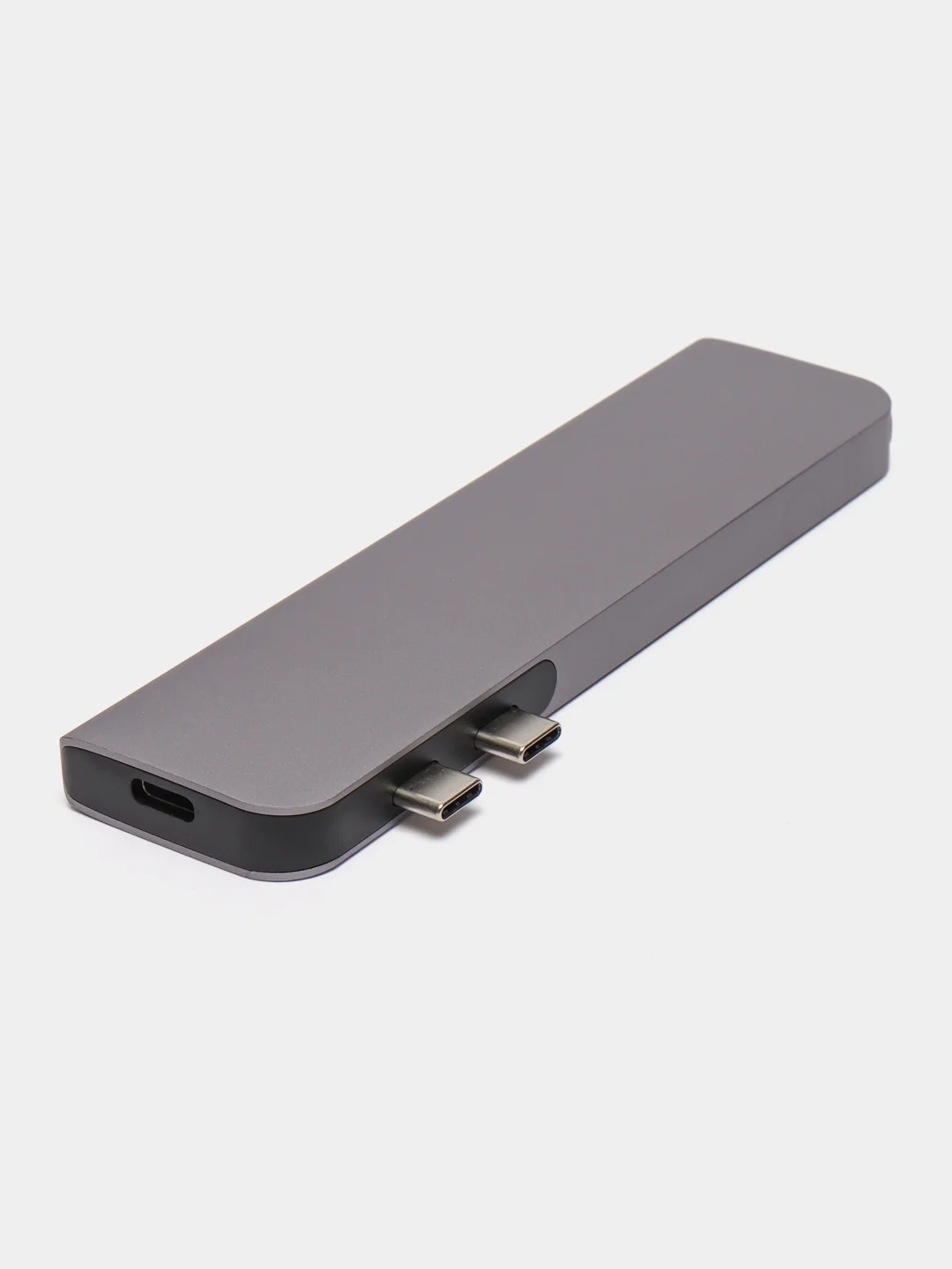 Серебряный адаптер для MacBook Pro/Air, USB 3.0, Type-C, HDMI 4K, TF SD Reader