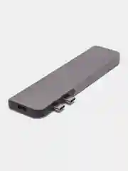 Серебряный адаптер для MacBook Pro/Air, USB 3.0, Type-C, HDMI 4K, TF SD Reader