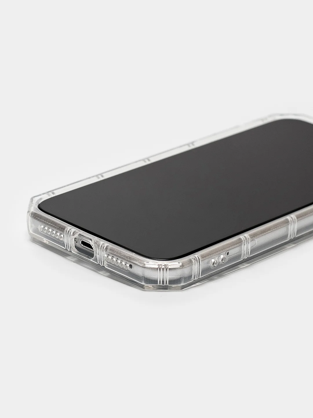 Чехол силиконовый iPhone XR/11/12/13/14 Pro Max/7/8 plus, с карманом для карт, прозрачный