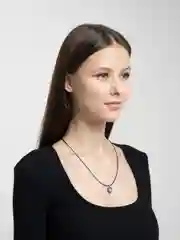 Пурпурный подвеска, кольцо женское