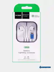 Наушники с микрофоном ROSS, Type-C, microUSB, Lighting