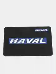Синий противоскользящий коврик на панель, с логотипом автомобиля HAVAL