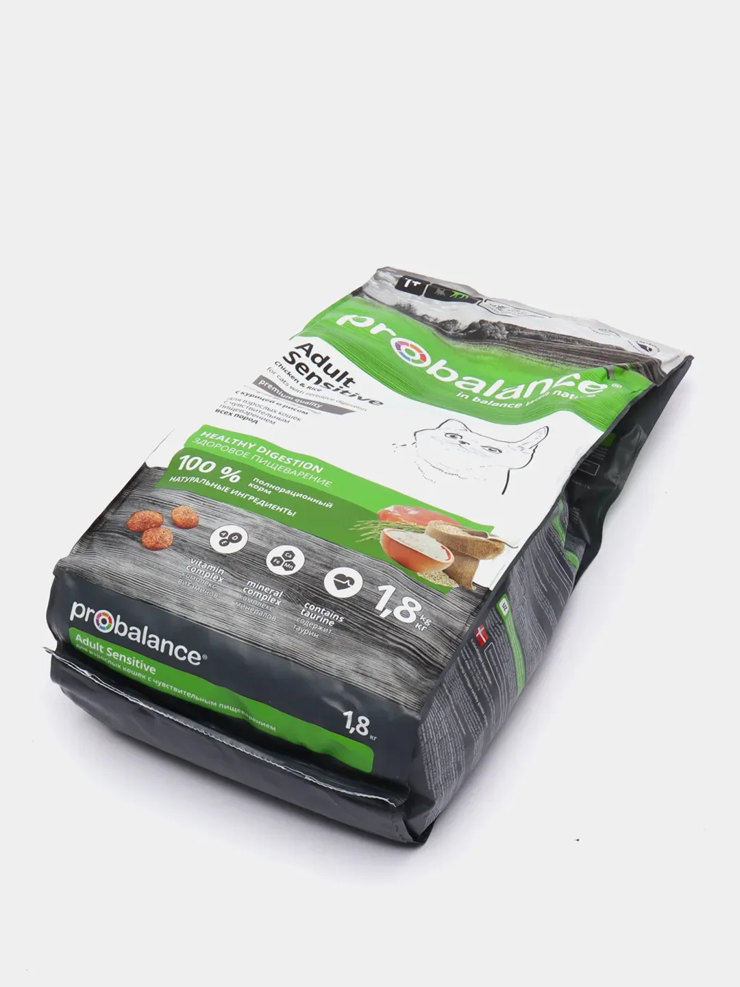 Сухой корм для кошек ProBalance Sensitive, с курицей и рисом, 1.8 кг