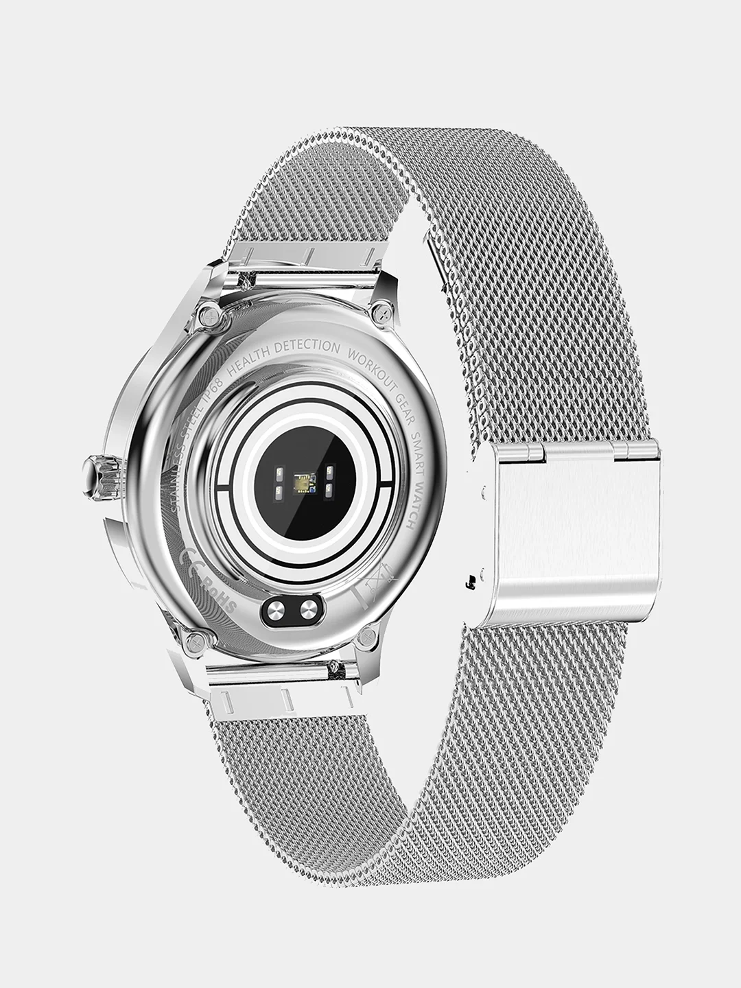 Серебряный женские смарт часы Smart Watch King Wear LW07