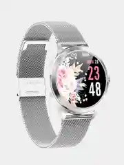 Серебряный женские смарт часы Smart Watch King Wear LW07