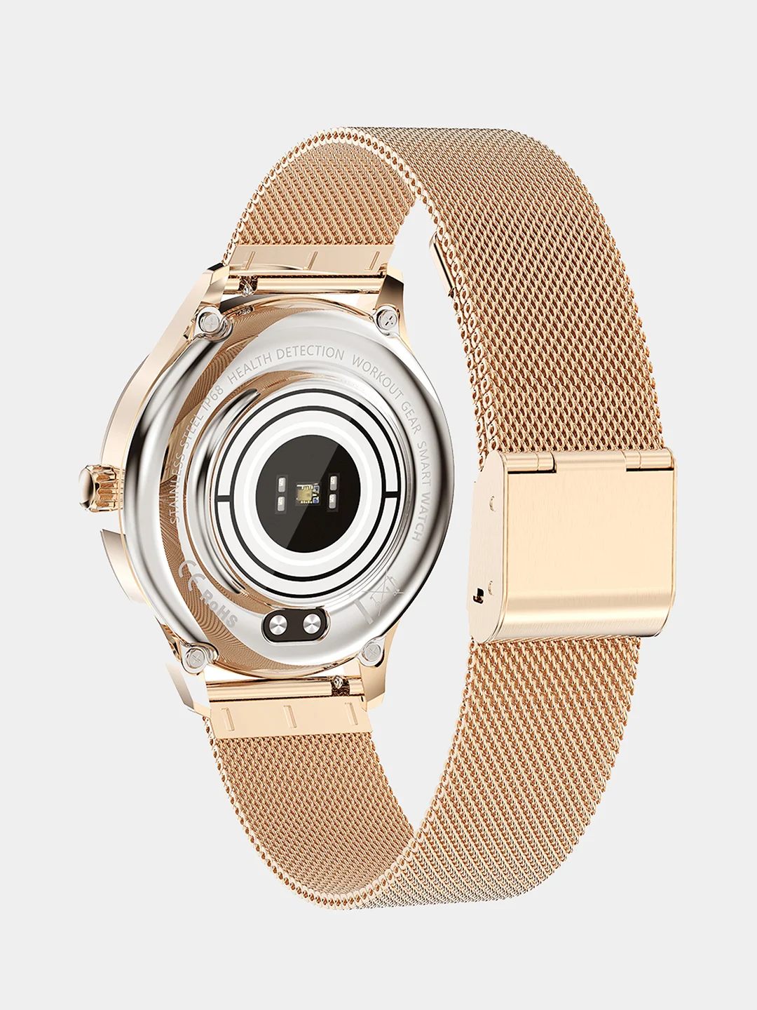 Золотой женские смарт часы Smart Watch King Wear LW07