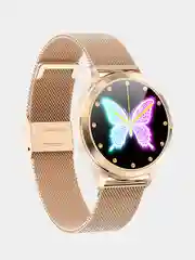 Золотой женские смарт часы Smart Watch King Wear LW07