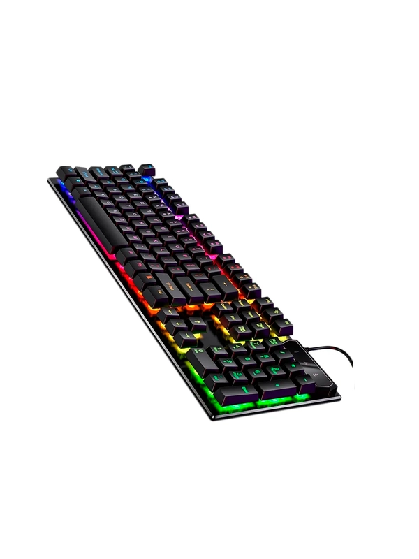 Клавиатура игровая V4, с подсветкой, USB-проводная