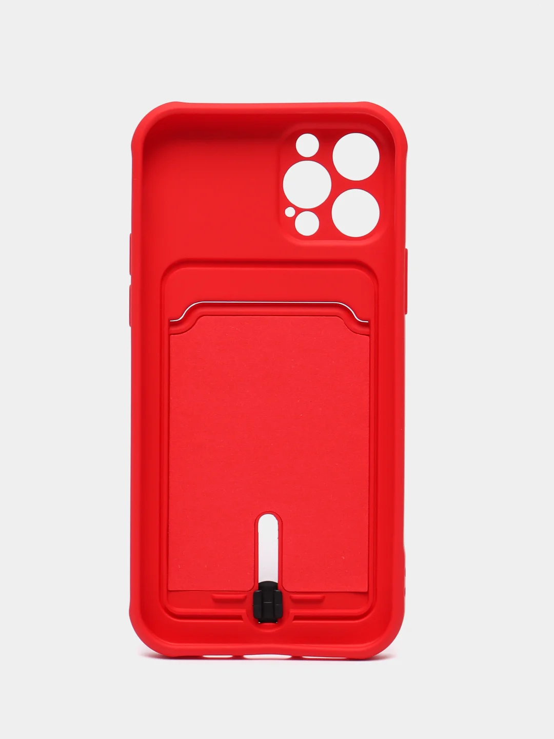 Красный чехол для iPhone 14, 13, 12, 11 Pro Max, XS/X, XR, 7 / 8, Plus с карманом для карт