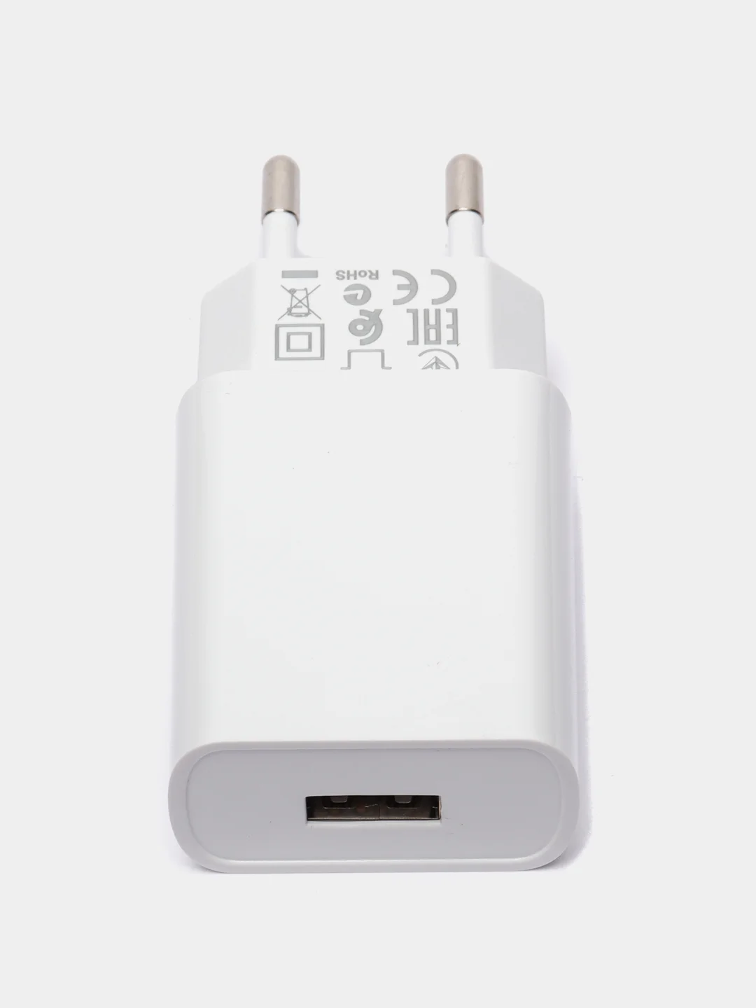 Белый сетевое зарядное устройство GFPower GF20M, USB, 5 В, 2.1 А, с кабелем Micro-USB