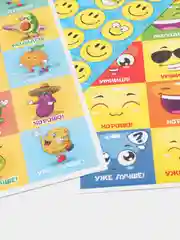 Наклейки А6/набор 10шт/поощрительные/оценки/мальчикам/девочкам/малышам/для оценок/