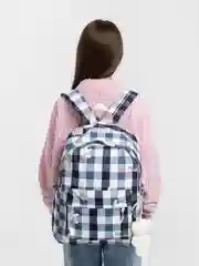 Синий рюкзак школьный, унисекс