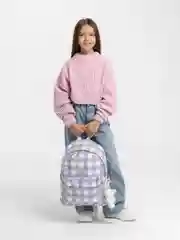 Голубой рюкзак школьный, унисекс
