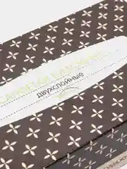 Салфетки бумажные Premial, двухслойные, белые, 100 штук в коробке