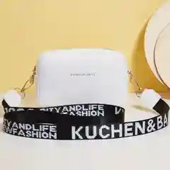 Белый сумка женская маленькая черная