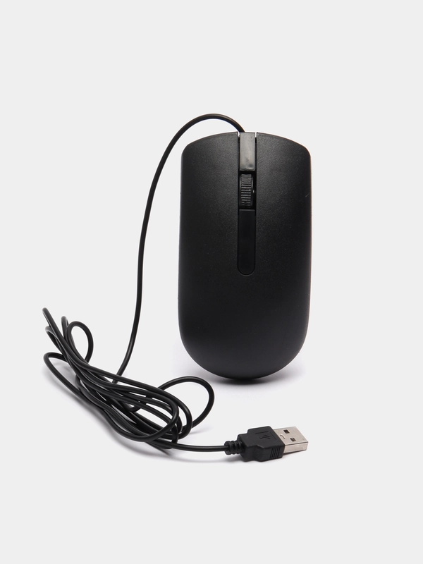 Мышь оптическая Perfeo "NO NAME-3", 3 кнопки, USB, чёрная