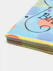 Вишнёвый салфетки "С днем рождения", детские, бумажные, 20 штук