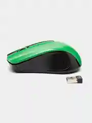 Зеленый мышь беспроводная оптическая Perfeo "Rainbow",  USB