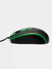 Зеленый мышь оптическая Perfeo "PROFIL", 4 кнопки, USB
