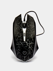 Мышь оптическая Perfeo Grid, 4 кнопки, USB, подсветка, 800-1600 DPI